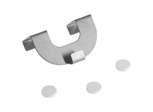 Novel Raffhaken , Silber ,