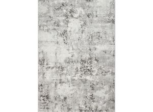 Novel Webteppich Sorrent , Silber, Hellgrau, Dunkelgrau , Textil , Abstraktes , rechteckig , 160x230 cm , Oeko-Tex® Standard 100 , für Fußbodenheizung