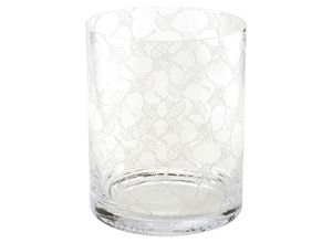 Joop! Vase Allover , Transparent , Glas , zylindrisch , 22 cm , Dekoration, Vasen, Glasvasen