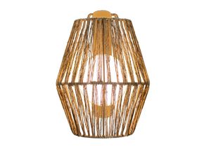 New Garden LED-AUßENLEUCHTE Sisine , Naturmaterialien , warmweiß, kaltweiß , 22.5x24.5x11.5 cm , 3-fach schaltbar , Lampen & Leuchten,
