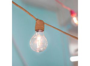 New Garden LED-AUßENLEUCHTE , Beige , Kunststoff , warmweiß , 800 cm , Lampen & Leuchten, Außenbeleuchtung, Außenleuchten