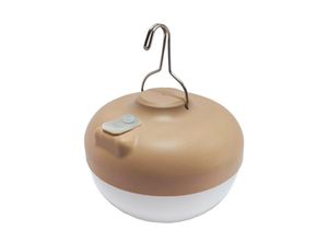 New Garden LED-AUßENLEUCHTE , Beige , Kunststoff , warmweiß , 11x8.5x11 cm , aufladbar über Usb, kabellos, einfach zu transportieren, tragbar, 3-fach