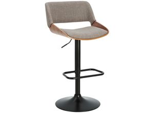 Livetastic Barhocker , Schwarz, Dunkelgrau,