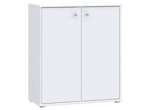 Kommode , Weiß , Holzwerkstoff