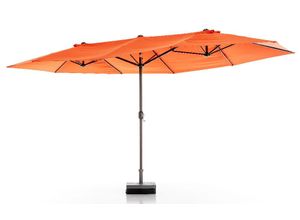XXL-Oval-Sonnenschirm, ca. 4,6 x 2,7 m- Terra