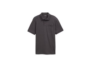 TOM TAILOR Herren Jersey Poloshirt mit Brusttasche, grau, Gestreift, Gr. XXXL