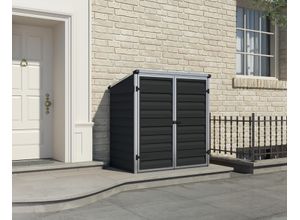 Gerätehaus PALRAM - CANOPIA "Voyager", grau, Aluminium, Kunststoff, Polycarbonat (PC), Gerätehäuser, mit lebenslang widerstandsfähigen Wandpaneelen