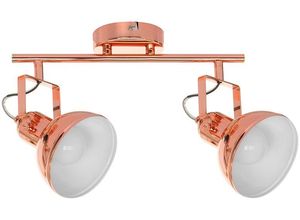 SPOT LIGHT Deckenleuchte "Edit", rosa (kupfer), Ø 12,00cm H: 22,50cm, Lampen, Deckenleuchte aus Metall für den Wohn- und Essbereich, Deckenspot Deckenstrahler