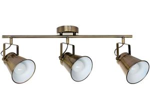 SPOT LIGHT Deckenleuchte "Tekla", gold (goldfarben), Ø 12,50cm H: 24,50cm, Lampen, Deckenleuchte aus Metall für den Flur, Wohn- und Essbereich, Deckenspot Deckenstrahler