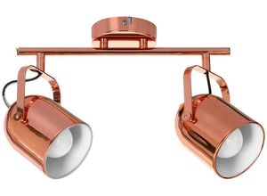 SPOT LIGHT Deckenleuchte "Inga", rosa (kupfer), Ø 9,30cm H: 23,00cm, Lampen, Deckenleuchte aus Metall für den Flur, Wohn- und Essbereich, Deckenspot Deckenstrahler