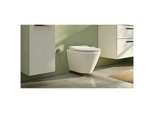 Vitra Aquacare Integra Wand-Tiefspül-WC-Set 7041B003-6200 mit Bidetfunktion, weiß