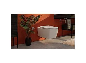 Vitra Aquacare Metropole Wand-Tiefspül-WC-Set 7672B003-6203 mit Bidetfunktion, weiß