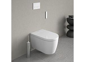 Duravit SensoWash Starck f Plus Dusch-WC 650000012004320 Komplettanlage mit WC-Sitz, Rimless, weiß