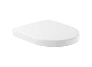 Villeroy und Boch Subway WC-Sitz compact 9M66S101 Softclosing, Scharniere verchromt, weiß