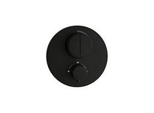 Herzbach Living Push Thermostat 23803050112 Deep Black, 2 Verbraucher, Schwarz matt