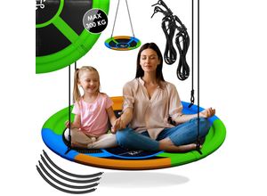 KESSER® Nestschaukel Tellerschaukel Hängeschaukel Rundschaukel