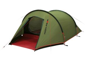Tunnelzelt HIGH PEAK "Kite 2", rot (pestorot), Zelte, B/H/L: 140cm x 95cm x 330cm, B:140cm H:95cm L:330cm