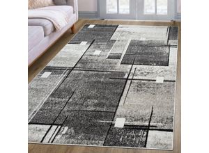 Teppich MY HOME "Deblin" Gr. 31, braun, B:280cm H:9mm L:380cm, Kunstfaser, Teppiche, weicher Flor, Kurzflor, Karo-Design, modern, geometrisches Muster