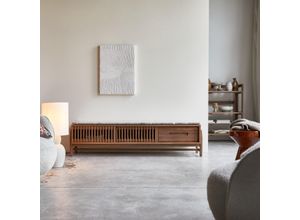 TV-Schrank Isaure aus massivem Nussbaumholz