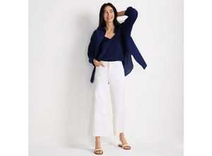 Farbige Culotte-Jeans High Waist, Damen,