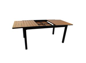 Ausziehbarer Gartentisch aus Aluminium "GENUA 2.0" - Braun