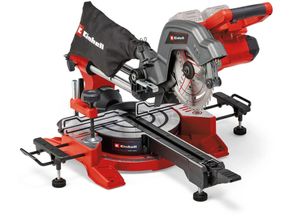 Akku-Zug-Kapp-Gehrungssäge EINHELL "TE-SM 36/8 L Li-Solo", rot (rot, schwarz), B:760mm H:525mm L:689mm, Sägemaschinen, für kabellose Sägearbeiten, ohne Akku