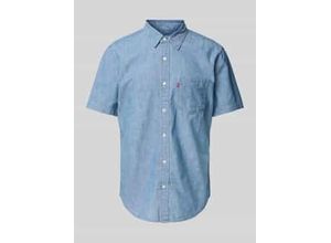 Standard Fit Jeanshemd mit Brusttasche
