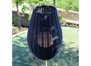 LED-Außentischleuchte Colin, Akku, 36 cm, schwarz