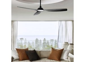 Beacon Deckenventilator Moto, schwarz, Ø 132 cm, leise