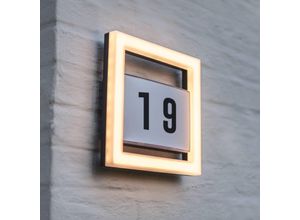 LED-Hausnummernleuchte Alice ohne Sensor