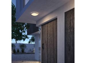 Philips Doris LED-Außenleuchte IP54 2.700K nickel