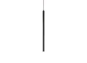 Ideal Lux Ultrathin LED-Hängelampe Ø 3cm schwarz