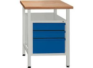 Werkbank mit 3 Schubladen