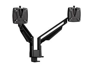 2-fach-Monitorarm Novus CLU Duo C, bis 27″, Tischhalterung, schwenk-/höhenverstellbar, schwarz
