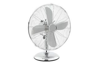 Chrome-Line Tischventilator, Ø 400 mm, H 555 mm, 3 Geschwindigkeitsstufen, Metallrotorblätter