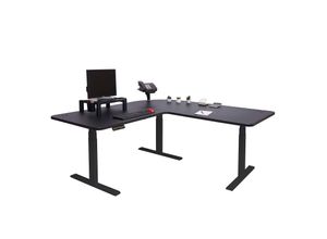 Eck-Schreibtisch MCW-D40, Bürotisch Computertisch elektrisch