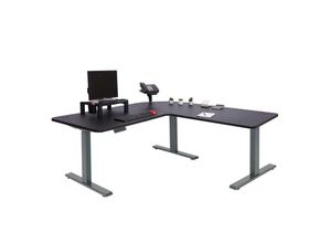 Eck-Schreibtisch MCW-D40, Computertisch elektrisch höhenverstellbar