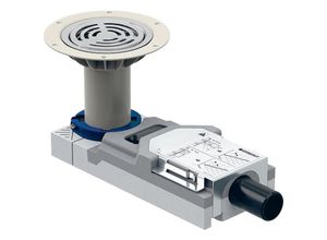 Geberit Duschbodenablauf für Estrichhöhe am Einlauf 94-114 mm d=40mm, 154057001 154057001