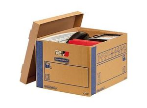 5 Bankers Box Umzugskartons SmoothMove Prime 46,4 x 39,0 x 29,4 cm