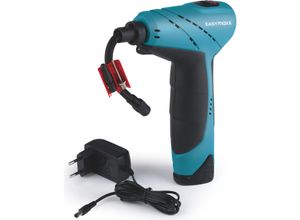 EASYmaxx Akku-Handkompressor mit LED-Beleuchtung 12V blau/schwarz