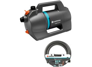 Produktbild GARDENA Pumpe Gartenpumpe 4100 Silent, Saugschlauch-Set