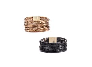 Wickelarmband Set LASCANA, Damen, Gr.