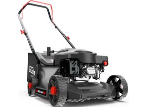 Benzinrasenmäher GÜDE "»ECO Wheeler 390 1,6 R«", schwarz (schwarz, rot), B:46cm H:36,5cm T:65cm, Rasenmäher, für Rasenflächen bis 900m²