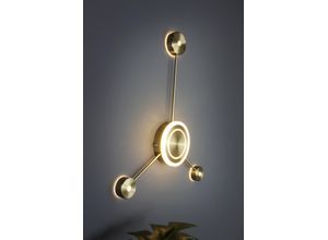 ECO-LIGHT LED Wandleuchte "LED-Wandleuchte SOLAR", gold, B:46,00cm L:53,00cm, Lampen