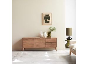 TV-Schrank Gabrielle aus massivem Mangoholz,