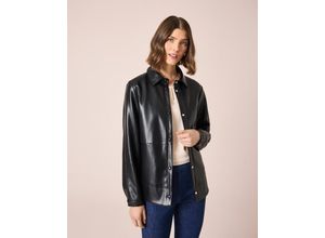 Jacke in Leder-Optik
