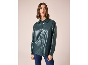 Jacke in Leder-Optik