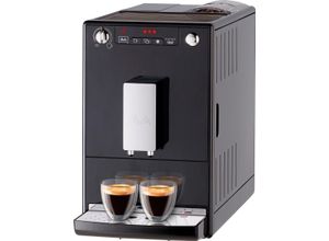 Produktbild MELITTA Kaffeevollautomat "Solo E950-201, schwarz", schwarz, B:45,5cm H:30,3cm T:20cm, Kaffeevollautomaten, Perfekt für Café crème & Espresso, nur 20cm breit