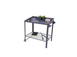 Mobiler Pflanztisch DIANA Blumentisch Gartentisch Ablage Garten Terrasse Tisch