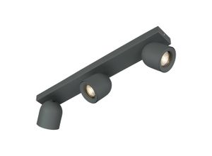 Böhmer Deckenstrahler 3xGU10 Struktur grau